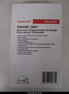 honeywell t8024f1007 flush mount thermostat shipping info multiple