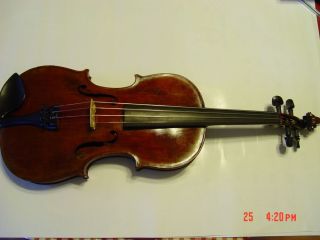 Antique Old 4 4 Violin Friedrich August Glass