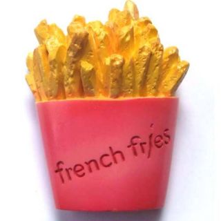 French Fries Snacke Fast Food Food Collection Magnet