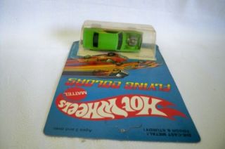 Hot Wheels Mattel Flying Colors Heavy Chevey Green 7619 1969 Red Line