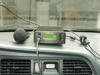 CZH 10A Car Mobile 5W 10W Power Adjustment FM Transmitter Broadcast