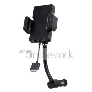 FM Transmitter USB Dock Ca​r Charger Holder for iPhone 4S 4 iPod