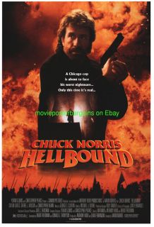 Hellbound Movie Poster Original 27x40 Chuck Norris