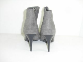 Marc Fisher 10 M Vallay 4 Dark Gray Pump Boot Heel Womens Shoes