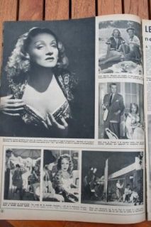 1946 Magazine Joan Crawford Marlene Dietrich Jean Gabin