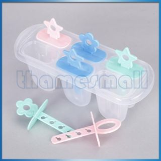  Maker Ice Cream Mold Set of 6 Freeze Pops for Party Food DIY HOT