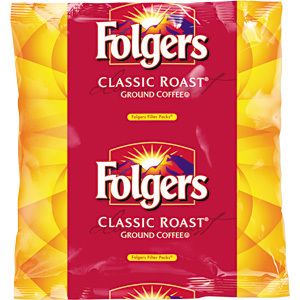 160 Ct Folgers Ground Coffee Filter Packs Regular 0 9 Oz