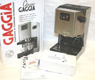 Gaggia 14101 Classic Espresso Coffee Cappuccino Maker Machine