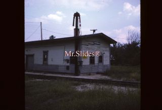 Original Slide MEC Maine Central Fryeburg ME Station In 1970