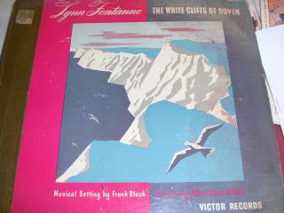 Lynn Fontanne Victor 78 RPM Record Set Cliffs of Dover
