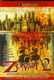 Zombie 2 II Lucio Fulci RARE Uncut DVD New SEALED