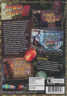 Jewel Quest III 3 Puzzle Matching PC Game for Windows Mac US Version