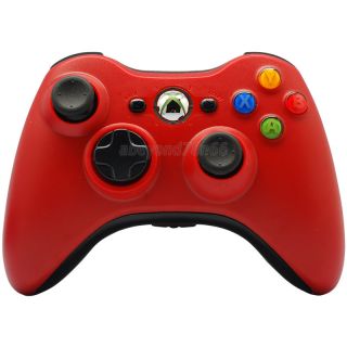 New Red Wireless Game Controller Glossy for Microsoft Xbox 360 Xbox360
