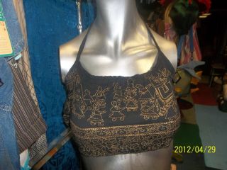  Halter Halters Top Tops Classic Import Funky People Size L