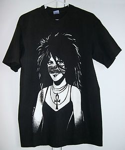 Death T Shirt Sandman Neil Gaiman Goth Large 1993 Portrait