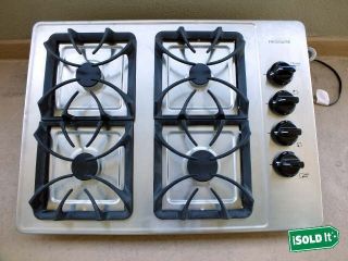 FRIGIDAIRE FFGC3015L FFGC3015LSB 30 GAS COOKTOP STAINLESS STEEL