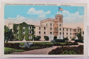 Virginia VA Staunton Fort Defiance Augusta Military Academy Postcard