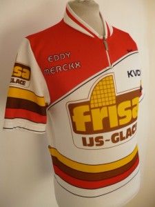 Retro Frisa IJS Glace Santini Eddy Merckx Vintage RARE Team Cycling