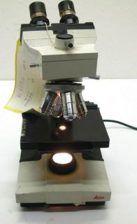 leica galen iii binocular microscope
