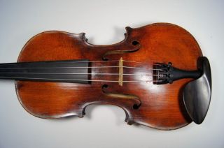 Antique Old German Violin Friedrich August Glass