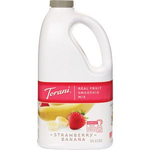 X3 Strawberry Banana Torani Real Fruit Smoothie Mix