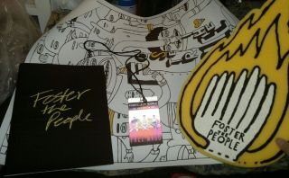 Foster The People ultimate VIP concert souvenir package program