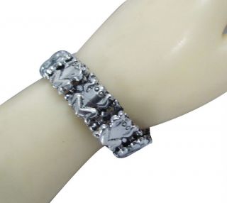 New Designer Frog Themed Silver Plated Bracelet Jewelry
