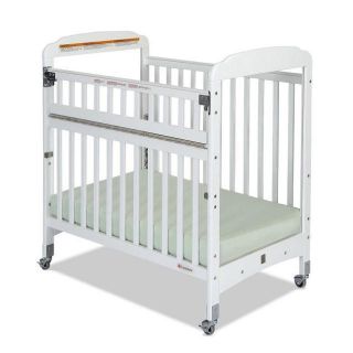 Foundations Serenity Safereach Compact Crib Clearview White 1742120