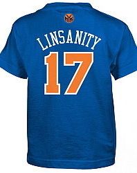  Jeremy Lin New York Knicks Genuine Adidas Game Time T Shirt
