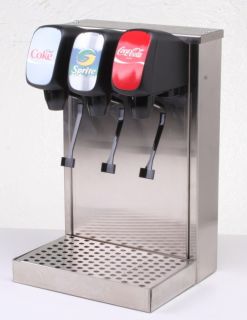 Home Soda Fountain 3 Flavors w Under Counter Ice Maker