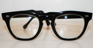   vintage horn rimmed 5 3 4 eye glasses Johnny Depp American optical