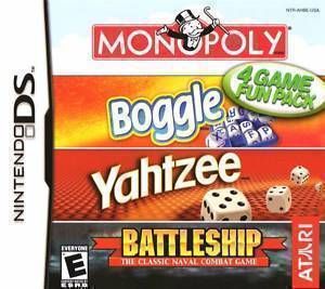 New Nintedo DS NDSL Game Monopoly Boggle Yahtzee