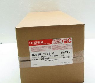 Fujifilm Fujicolcor professional paper Super type C MATTE 1 Rolls of