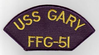 uss gary ffg 51 u s navy cap patch uss gary ffg 51 guided missile