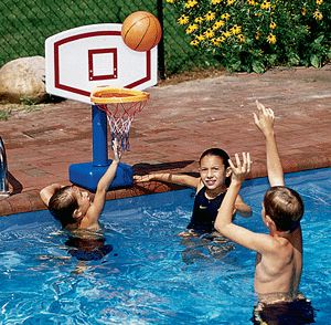 fun outdoor living clearance jammin basketball game for inground pools