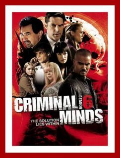 Criminal Minds The Complete Sixth Season 6 Six DVD 2011 6 Disc Set New