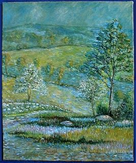 Modern Oil Painting Carrouer Jardins Monet DArgenteuil