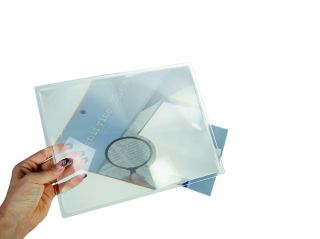  Plastic Fresnel Convex Lens Magnifier A4 Full Page Solar Firelighter