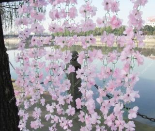 Artificial Silk Azalea Garlands Vine Trailing 60 Pink Flower Wedding