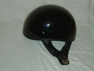 FULMER HOMBRE GLOSS BLACK MOTORCYCLE HELMET SIZE S DOT APPROVED FREE