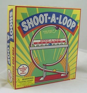 Shoot A Loop Retro Marble Tin Toy Game New in Box Fun