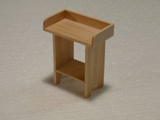 Miniature Dollhouse Furniture Unfinished Serving Table
