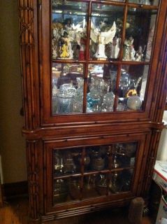 American Signature West Indies Collection Glass China Cabinet