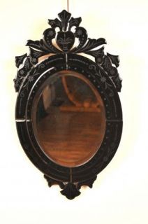  funky italian rococo style glass mirror with venetian touches mirror