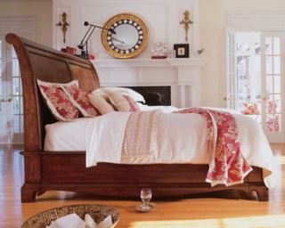 Thomasville Furniture Irving Park CA King Sleigh Bed FREE SHIP EAST