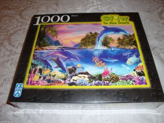 FX Schmid Dolphin Paradise 1000 Piece Glow in The Dark Puzzle New
