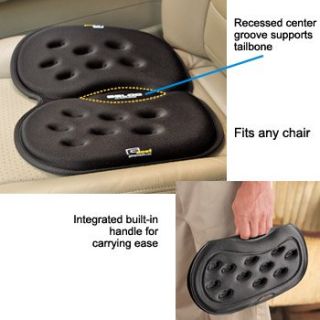 gelco g seat portable gel seat cushion support black the gseat product