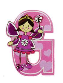 Self Adhesive Wooden Fairy Letter G The Toy Workshop