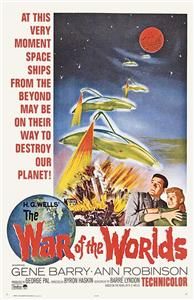 The War of The Worlds 27 x 40 Movie Poster Gene Barry B