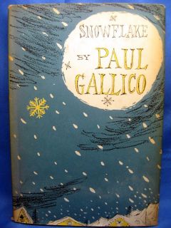  Paul Gallico Snowflake HCDJ 1953 First Edition
